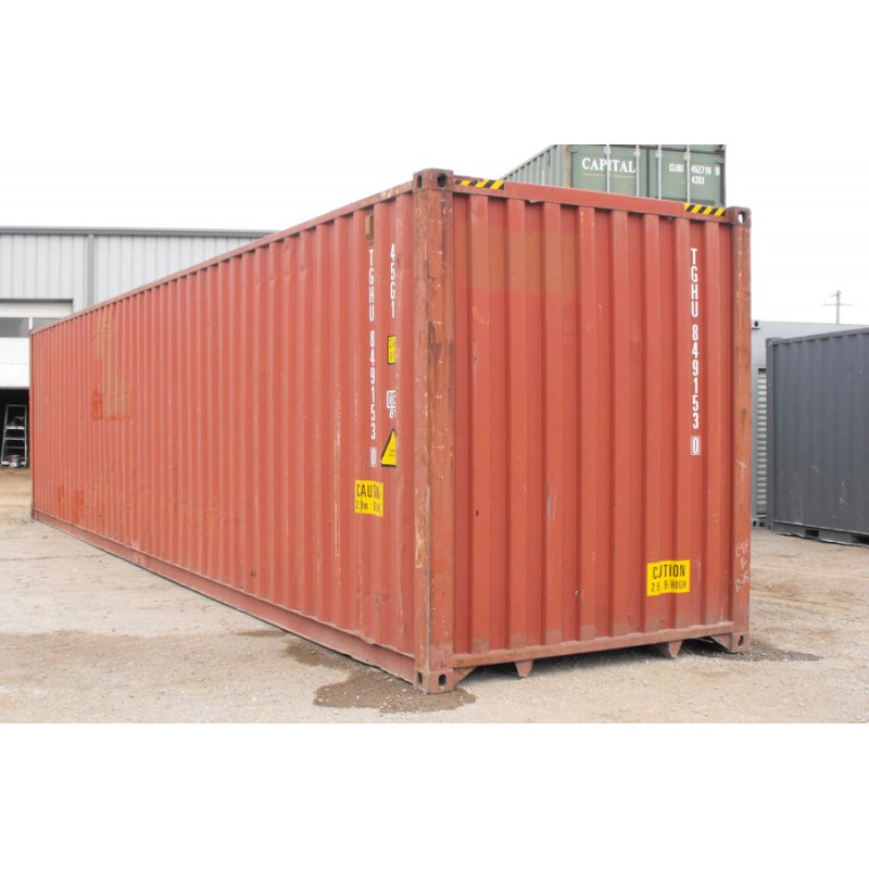 Used 40 foot high cube pallet wide container (Class B)