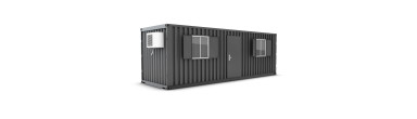 Bungalows and equipped containers